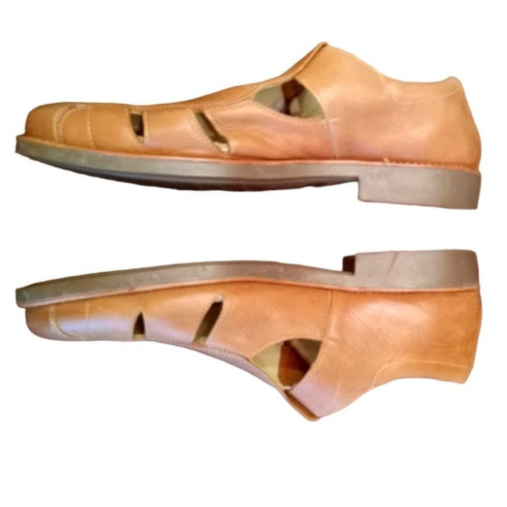 EUC | Sandro Moscoloni | Tan Leather Shoe Sandal | Size 13D - Picture 11 of 16